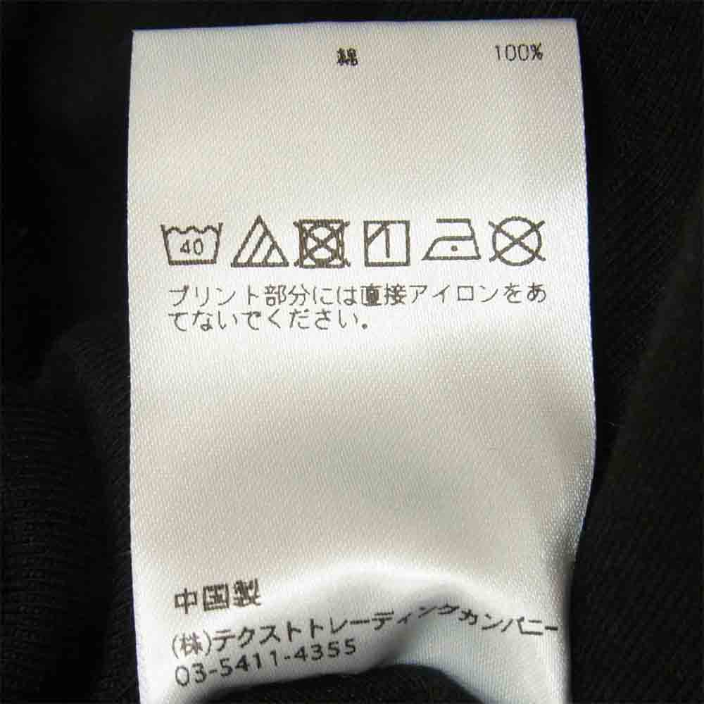 UGG アグ ロゴ プリント 半袖 Tシャツ コットン 中国製 ブラック系 L【美品】【中古】