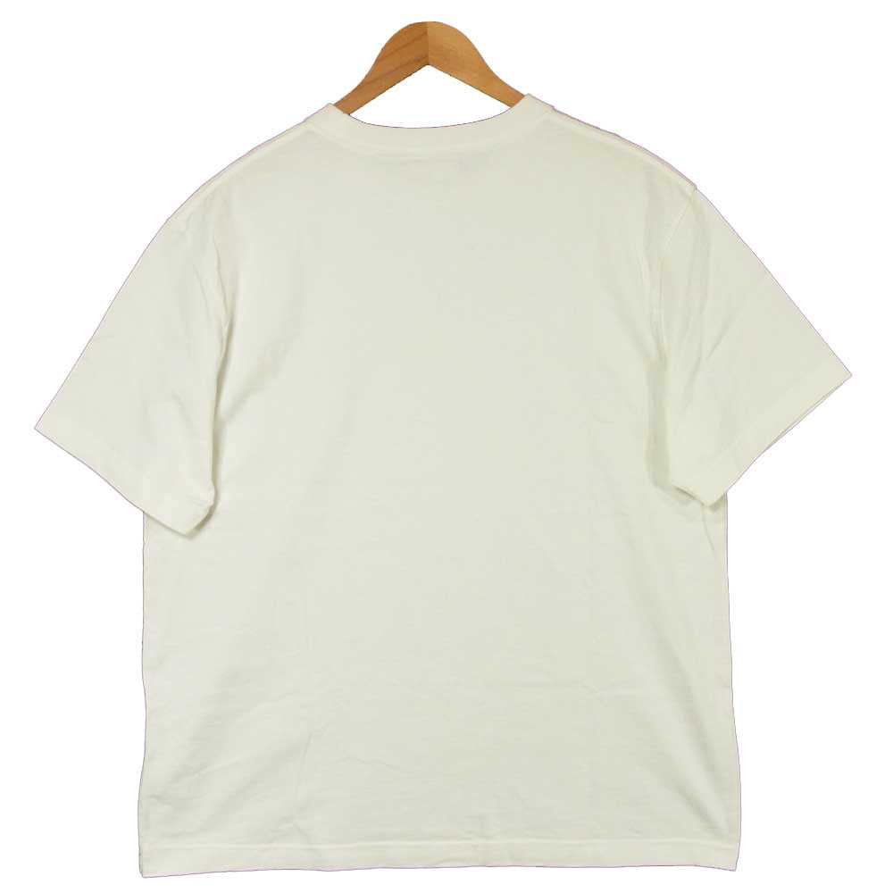 UGG アグ ロゴ プリント 半袖 Tシャツ コットン 中国製 ホワイト系 L【美品】【中古】