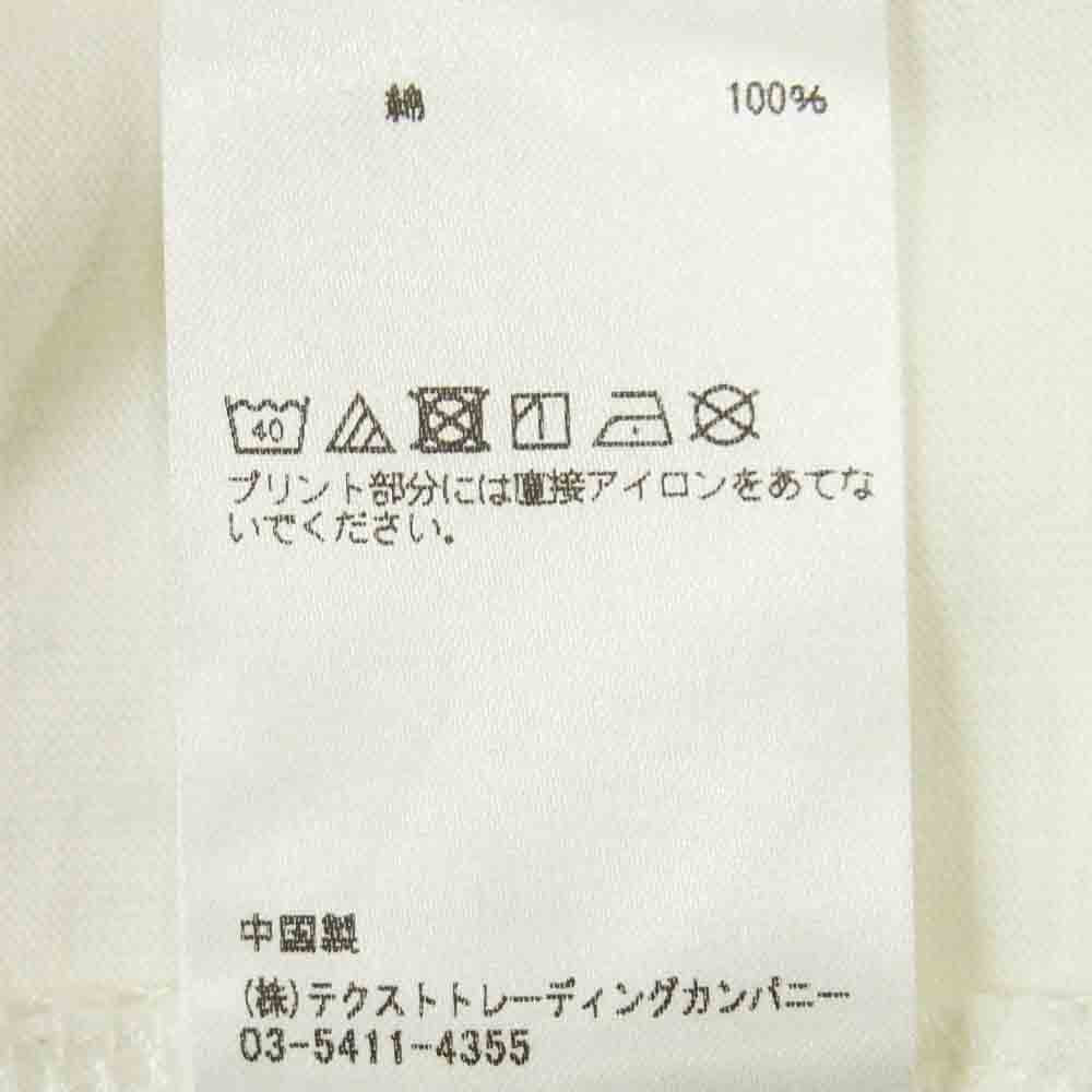 UGG アグ ロゴ プリント 半袖 Tシャツ コットン 中国製 ホワイト系 L【美品】【中古】