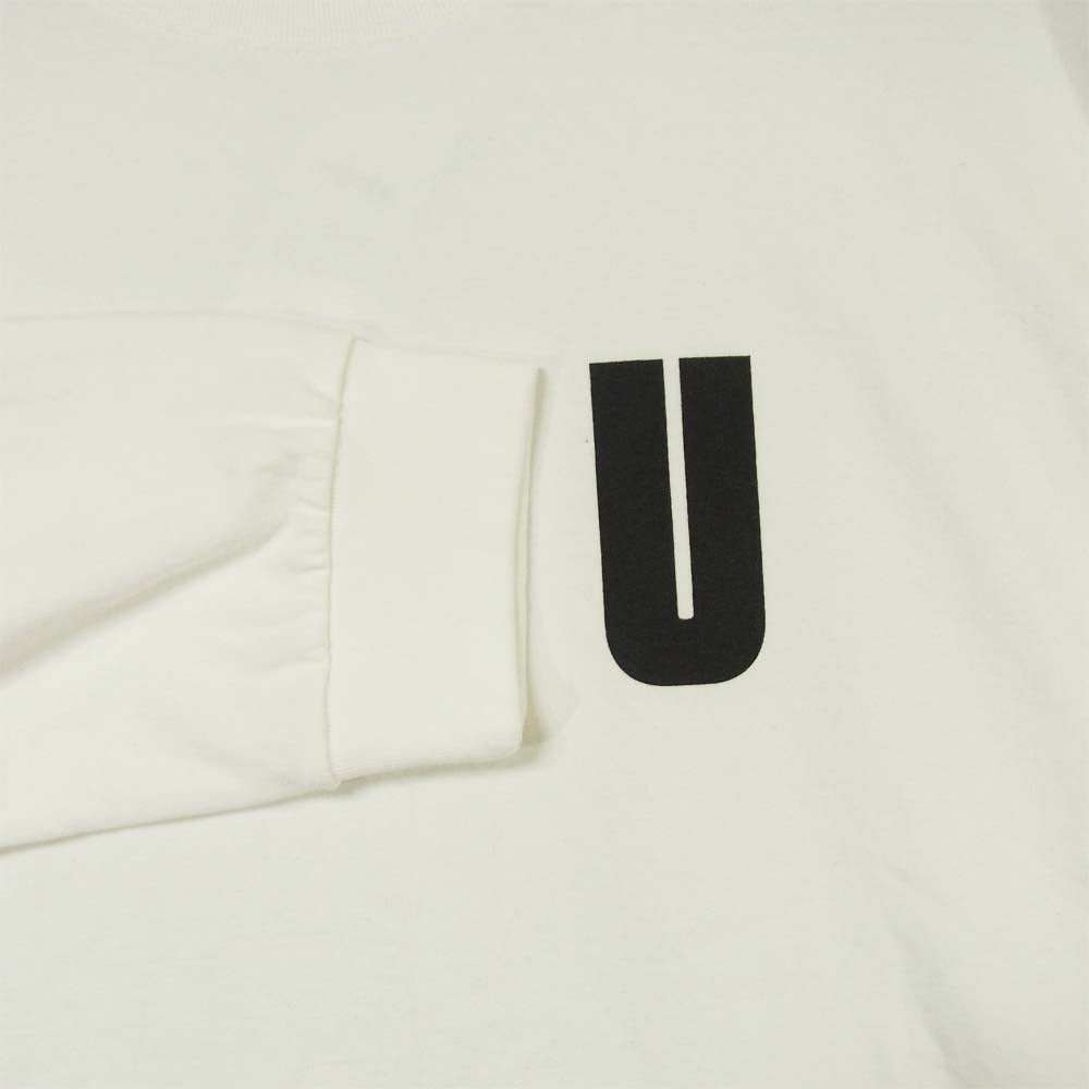 UGG アグ 20AW-UGTP02 LINE LOGO LS T-Shirts ラインロゴ 長袖 Tシャツ ホワイト系 M【新古品】【未使用】【中古】