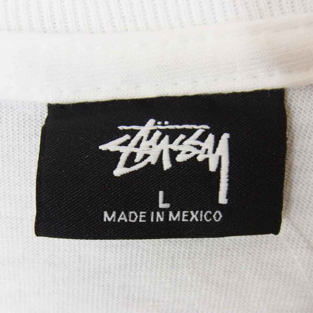 STUSSY ステューシー 20F1994567 Basic Stussy Ls Tee ベーシック ロゴ 長袖 Tシャツ ホワイト系 L【新古品】【未使用】【中古】