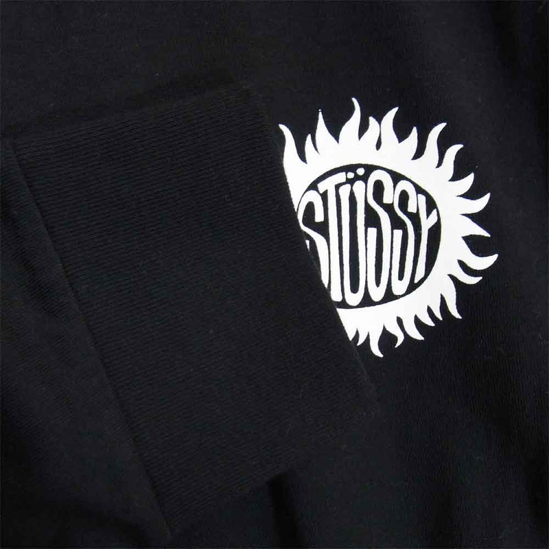 STUSSY ステューシー 20M3993525 Design Corp ロゴ プリント 長袖 Tシャツ ブラック系 M【新古品】【未使用】【中古】