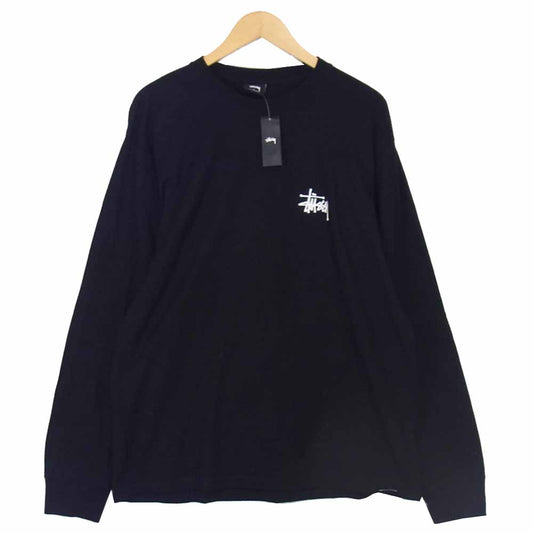 STUSSY ステューシー 20F1994567 Basic Stussy Ls Tee ベーシック ロゴ 長袖 Tシャツ ブラック系 L【新古品】【未使用】【中古】
