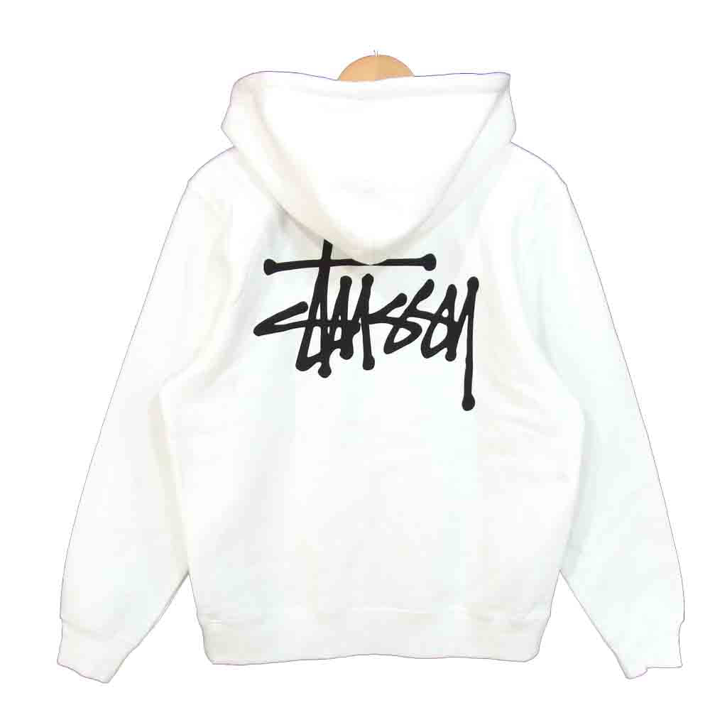 STUSSY ステューシー 20S1974500 Basic Stussy Zip Hood ベーシック ジップ フーディ パーカー ホワイト系 S【新古品】【未使用】【中古】