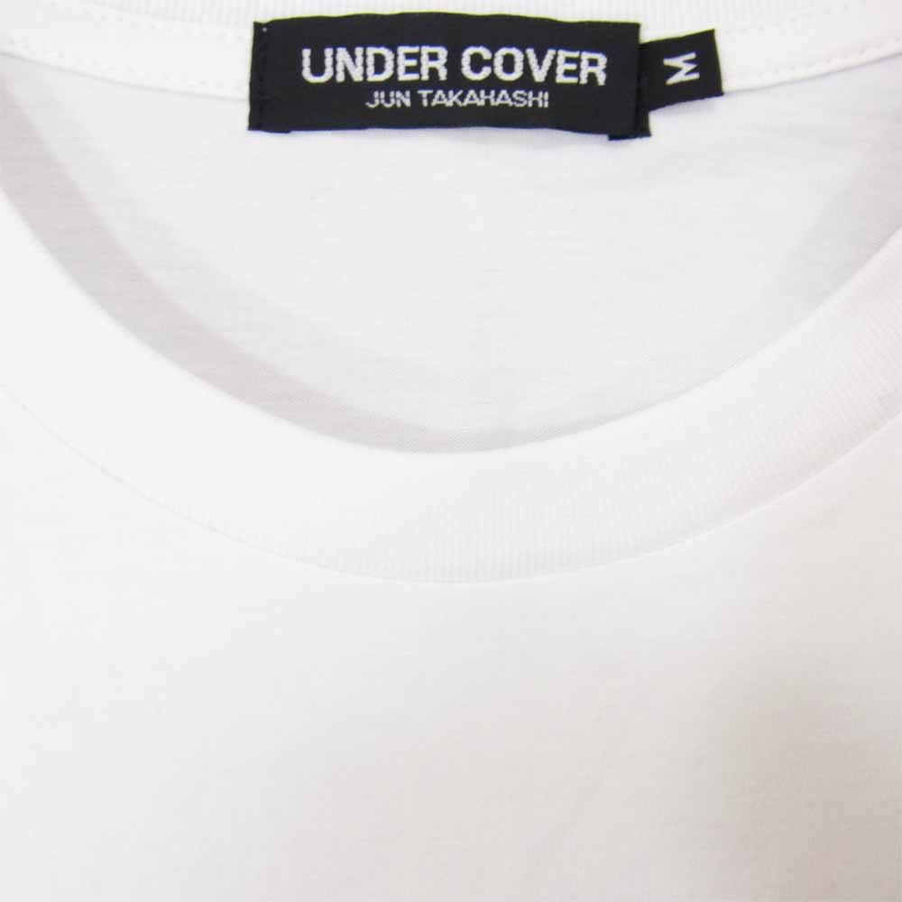UNDERCOVER アンダーカバー WE MAKE NOISE NOT CLOTHES 胸Uロゴ 半袖 Tシャツ  ホワイト系 M【美品】【中古】