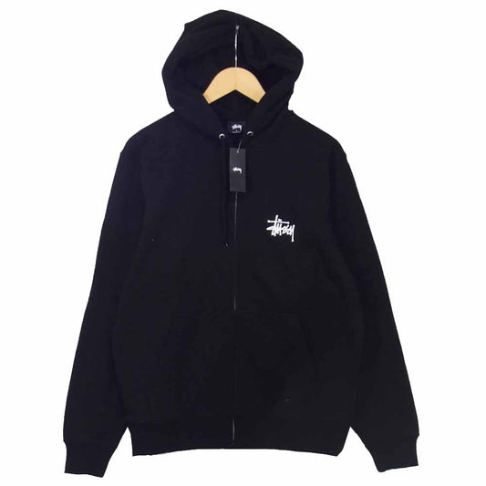 STUSSY ステューシー 20F1974567 Basic Stussy Zip Hood ベーシック ジップ フーディ パーカー 裏起毛 ブラック ブラック系 S【新古品】【未使用】【中古】