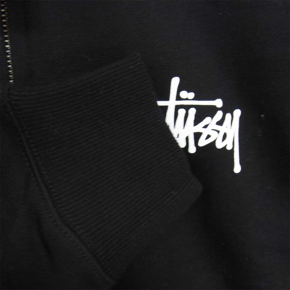 STUSSY ステューシー 20F1974567 Basic Stussy Zip Hood ベーシック ジップ フーディ パーカー 裏起毛 ブラック ブラック系 S【新古品】【未使用】【中古】