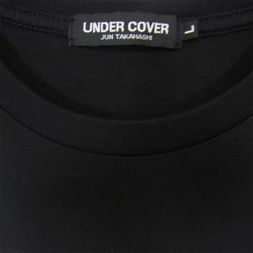 UNDERCOVER アンダーカバー WE MAKE NOISE NOT CLOTHES Uロゴ 半袖 Tシャツ ブラック系 L【美品】【中古】