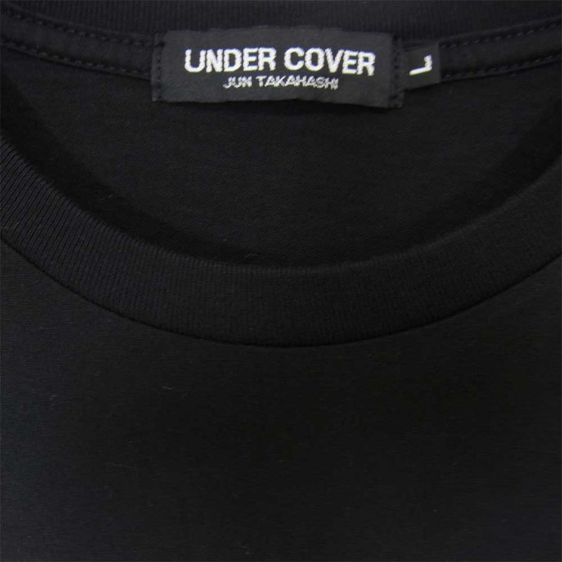 UNDERCOVER アンダーカバー WE MAKE NOISE NOT CLOTHES Uロゴ 半袖 Tシャツ ブラック系 L【美品】【中古】