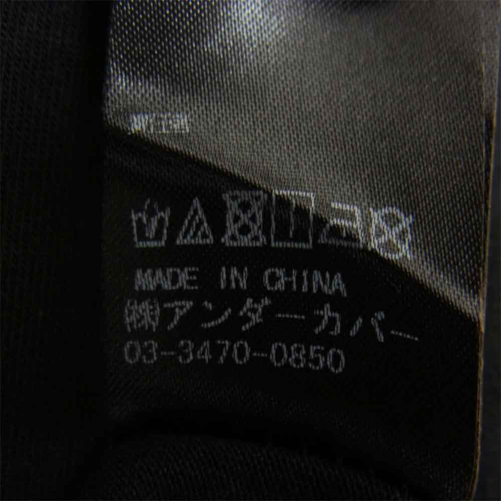 UNDERCOVER アンダーカバー WE MAKE NOISE NOT CLOTHES Uロゴ 半袖 Tシャツ ブラック系 L【美品】【中古】