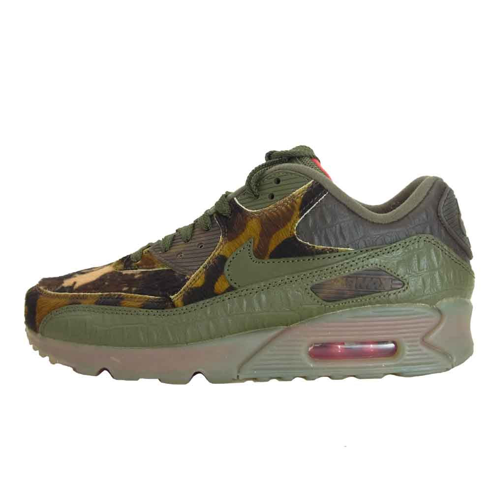 NIKE ナイキ CU0675 300 AIR MAX 90 CARGO KHAKI スニーカー モスグリーン系 27.5cm【中古】