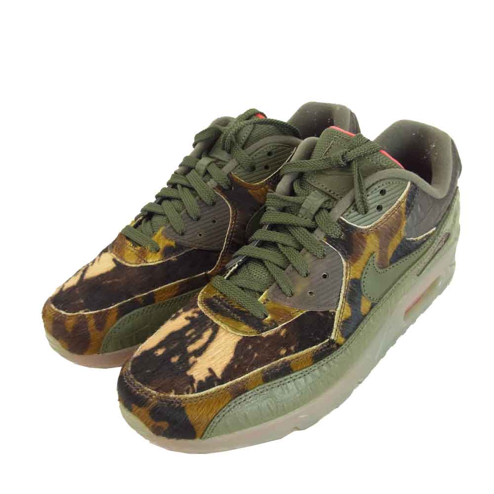 NIKE ナイキ CU0675 300 AIR MAX 90 CARGO KHAKI スニーカー モスグリーン系 27.5cm【中古】