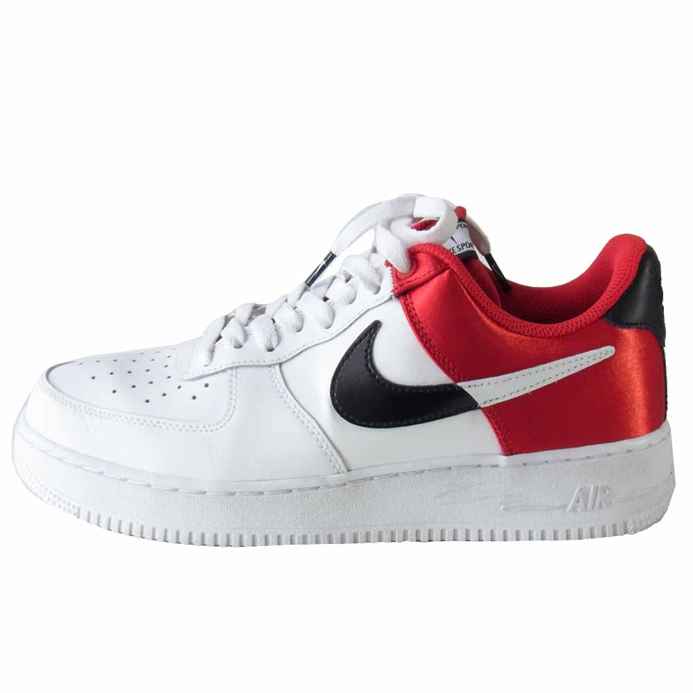 NIKE ナイキ BQ4420 600 AIR FORCE 1 07 LV8 1 スニーカー 白×赤 27㎝【中古】