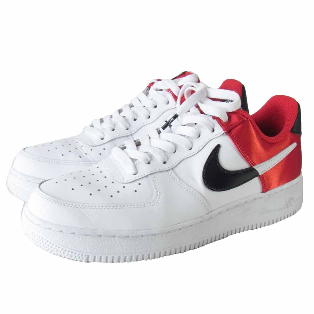 NIKE ナイキ BQ4420 600 AIR FORCE 1 07 LV8 1 スニーカー 白×赤 27㎝【中古】