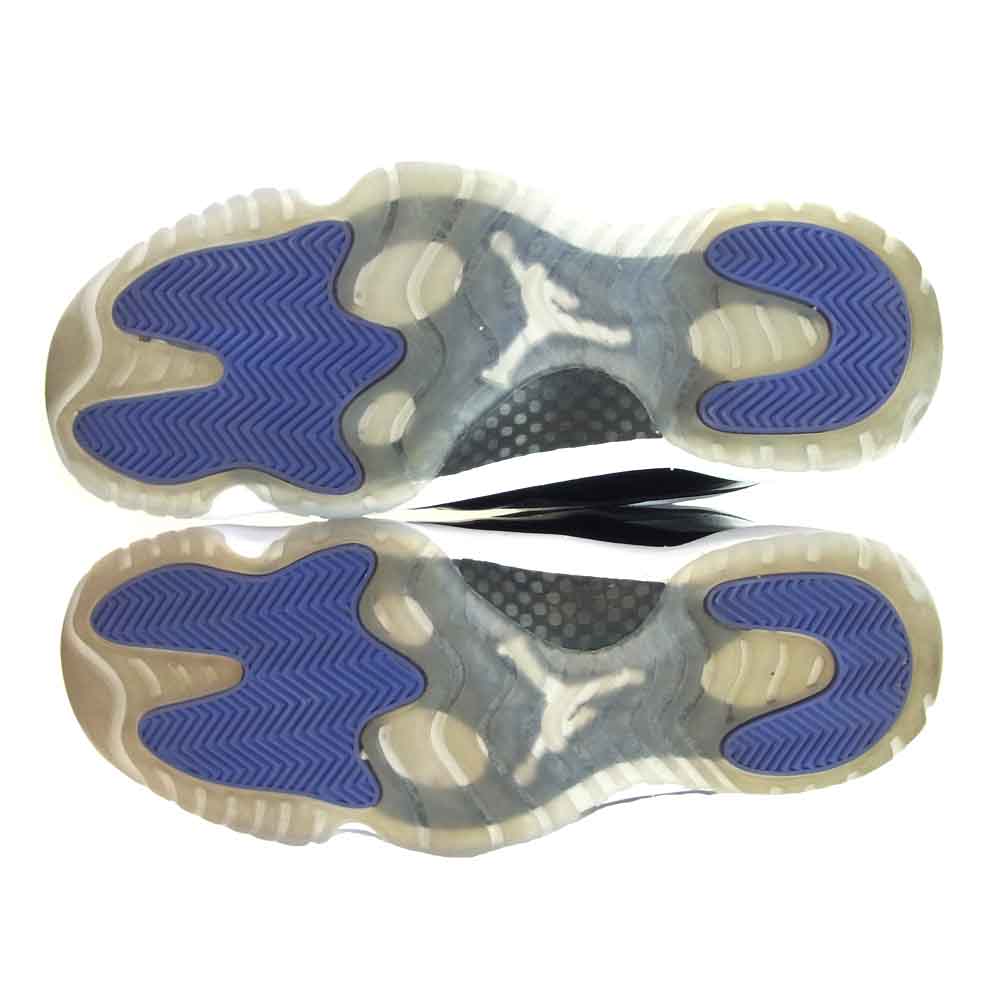 NIKE ナイキ 378037 100 AIR JORDAN 11 RETRO スニーカー ホワイト系 ブラック系 US10【中古】