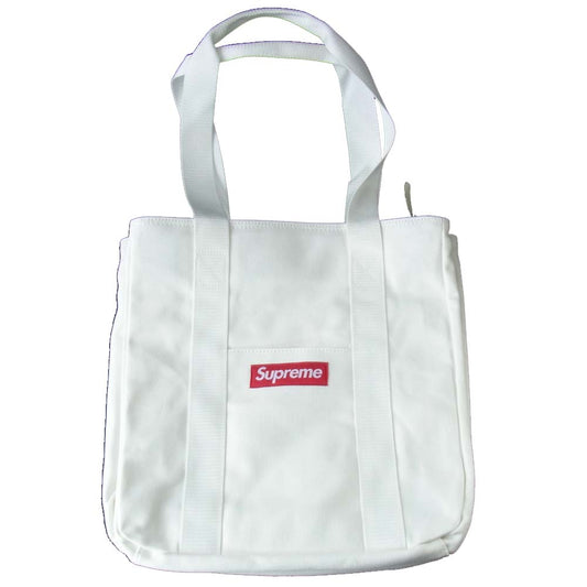 Supreme シュプリーム 20AW canvas tote キャンバス トート バッグ ホワイト系【新古品】【未使用】【中古】