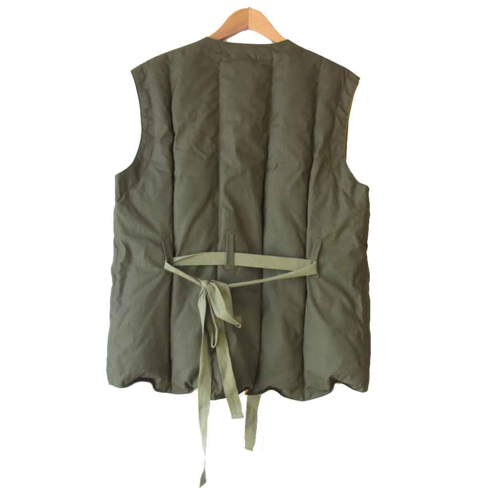 Nigel Cabourn ナイジェルケーボン RESCUE DOWN VEST カーキ系 50【新古品】【未使用】【中古】