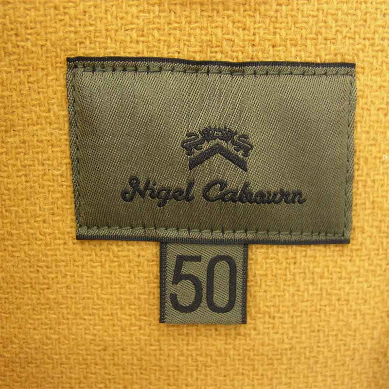 Nigel Cabourn ナイジェルケーボン 切替 コート ライトブラウン系 50【新古品】【未使用】【中古】