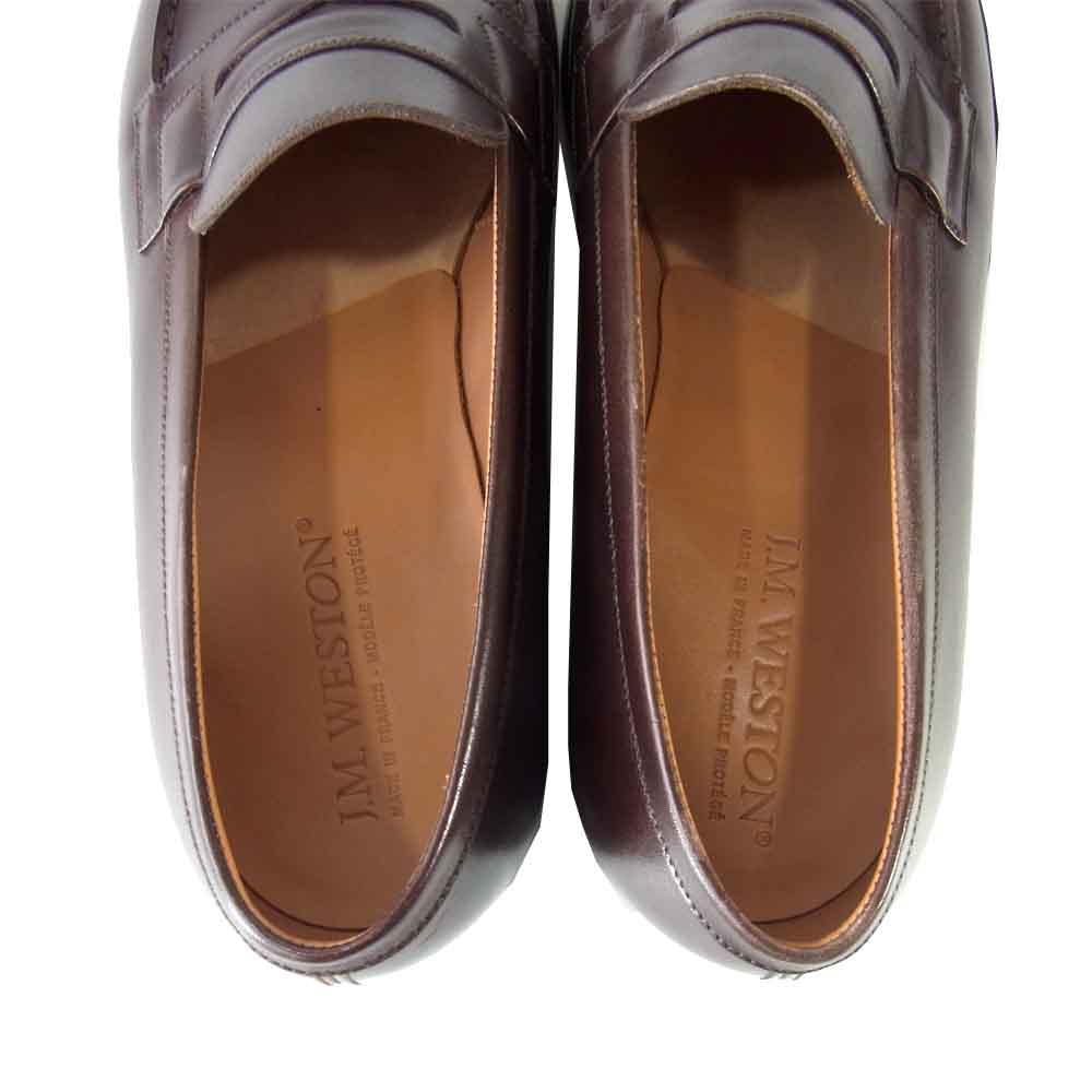 ジェイエムウェストン SIGNATURE LOAFER ローファー シューズ ブラウン系 8D【美品】【中古】