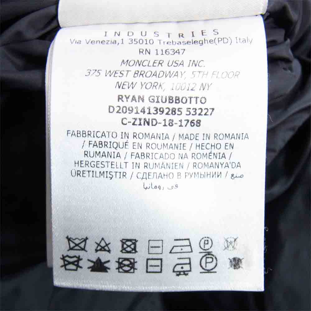 MONCLER モンクレール RYAN ライアン ダウン ジャケット ブラック系 2【中古】