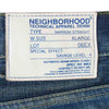 NEIGHBORHOOD ネイバーフッド  06EX SAVAGE サベージ ダメージ デニムパンツ  インディゴブルー系 XL【中古】