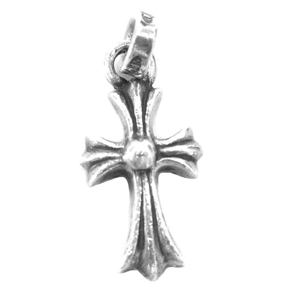 CHROME HEARTS クロムハーツ（原本無） ベイビーファット クロス パヴェダイヤ ペンダントトップ シルバー系【中古】