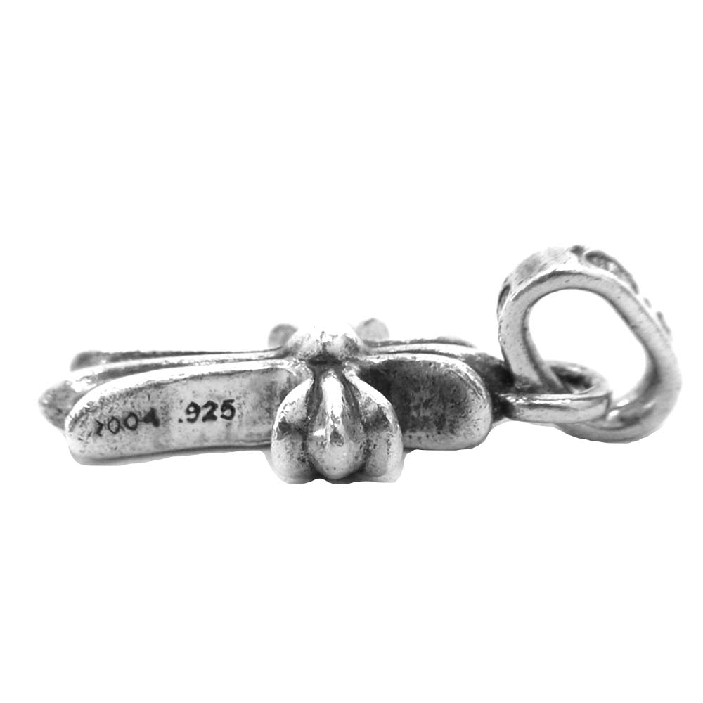 CHROME HEARTS クロムハーツ（原本無） ベイビーファット クロス パヴェダイヤ ペンダントトップ シルバー系【中古】