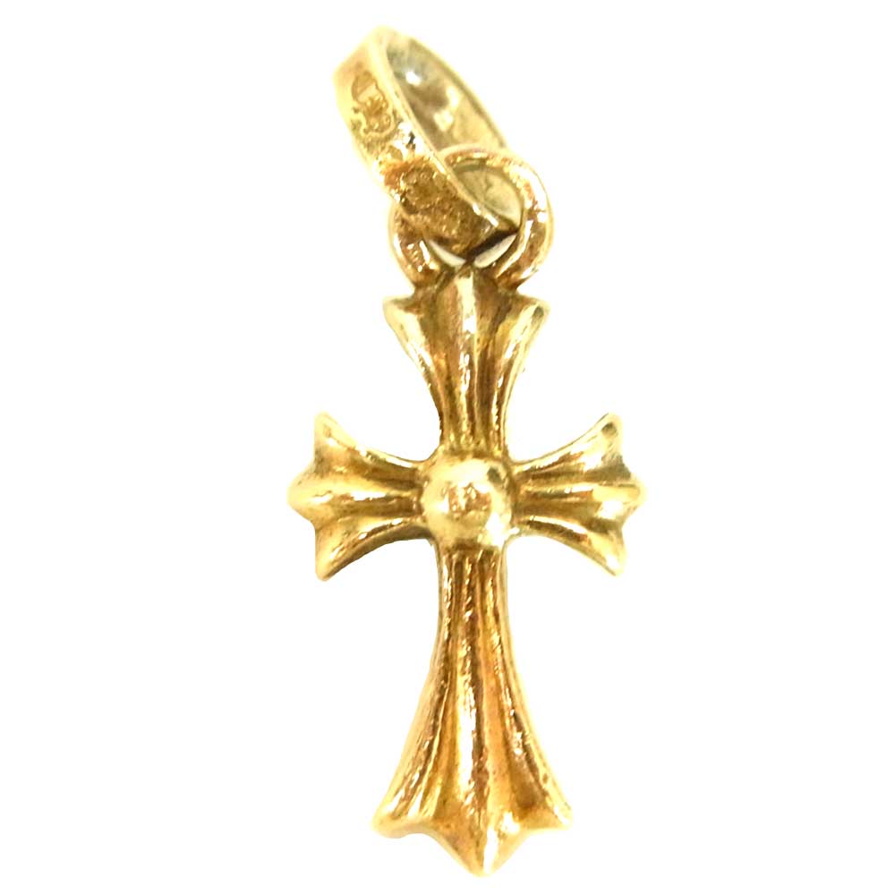 CHROME HEARTS クロムハーツ（原本無） 22K ベイビー ファット クロス ペンダントトップ シルバー系 ゴールド系【中古】