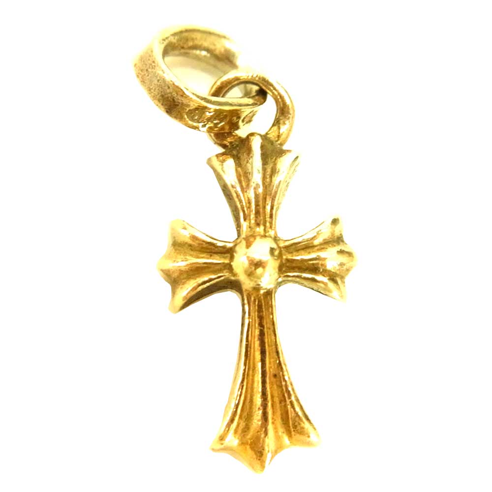 CHROME HEARTS クロムハーツ（原本無） 22K ベイビー ファット クロス ペンダントトップ シルバー系 ゴールド系【中古】