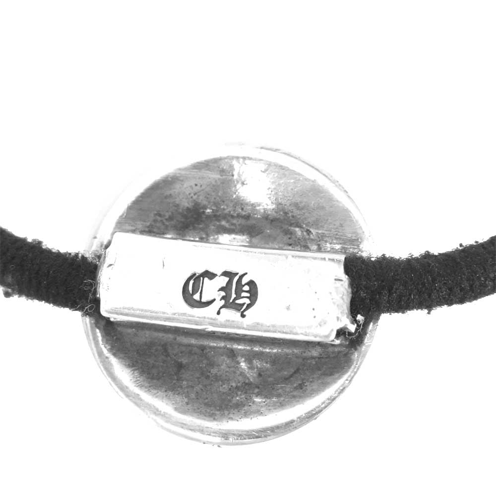 CHROME HEARTS クロムハーツ（原本無） HAIRBAND CHクロスボール コンチョ ヘアバンド シルバー系 ブラック系【中古】