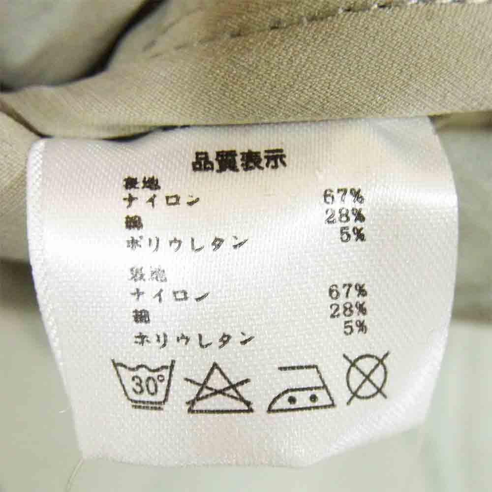 ブルコ QUILTING キルティング ノーカラー ジャケット グレー系 L【美品】【中古】