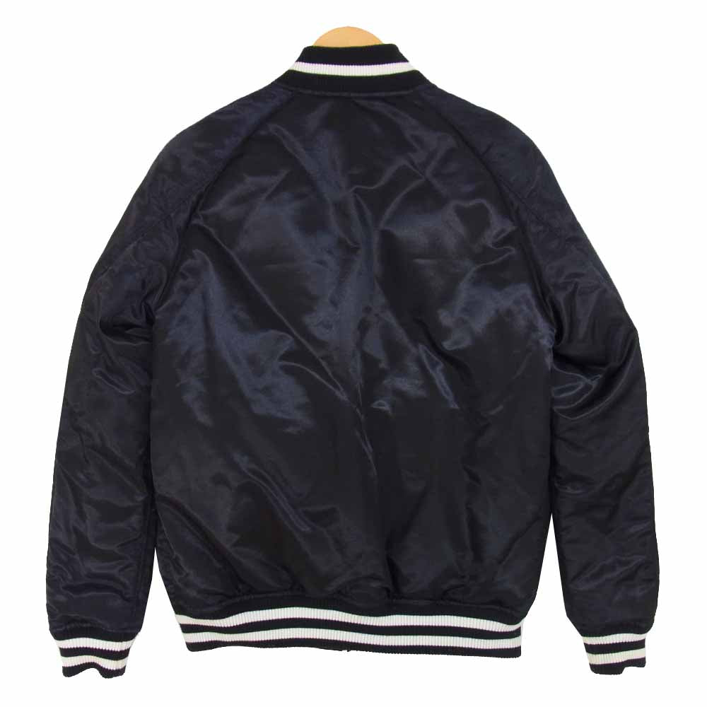 nano universe ナノユニバース × 西川ダウン reversible MA-1 JKT リバーシブル ミリタリー ジャケット ダークネイビー系 M【中古】