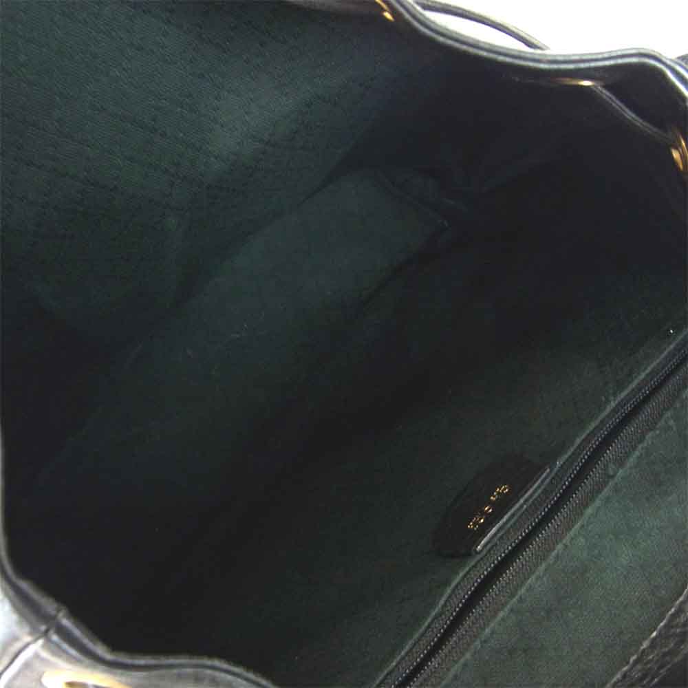 GUCCI グッチ 003 2058 0016 バンブー リュック ブラック系 約 横30cm×縦31cm×マチ10cm【中古】