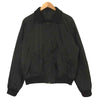 PRADA プラダ 裏キルティング リブニット ナイロン ジップ ブルゾン イタリア製 ブラック系 L【中古】