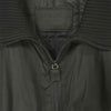 PRADA プラダ 裏キルティング リブニット ナイロン ジップ ブルゾン イタリア製 ブラック系 L【中古】