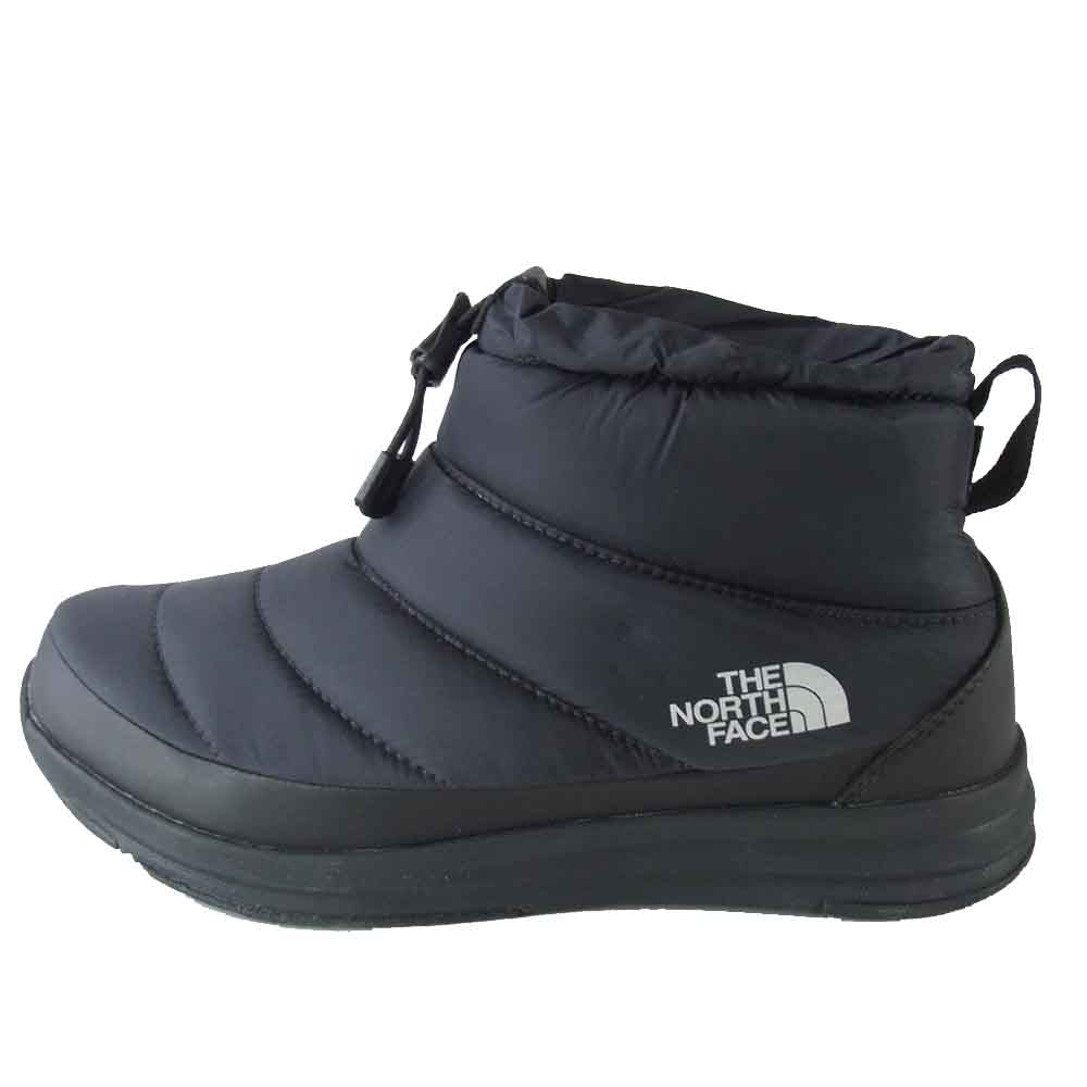 THE NORTH FACE ノースフェイス NFW51976 国内正規品 W Nuptse Bootie ヌプシブーティーウォータープルーフVIIショート ブラック系 24㎝【新古品】【未使用】【中古】