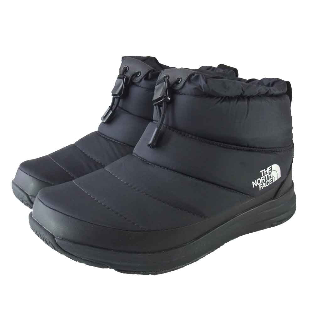 THE NORTH FACE ノースフェイス NFW51976 国内正規品 W Nuptse Bootie ヌプシブーティーウォータープルーフVIIショート ブラック系 24㎝【新古品】【未使用】【中古】