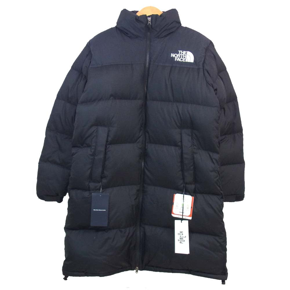 THE NORTH FACE ノースフェイス NDW91951 国内正規品 Long Nuptse Coat ロングヌプシ ブラック系 M【新古品】【未使用】【中古】