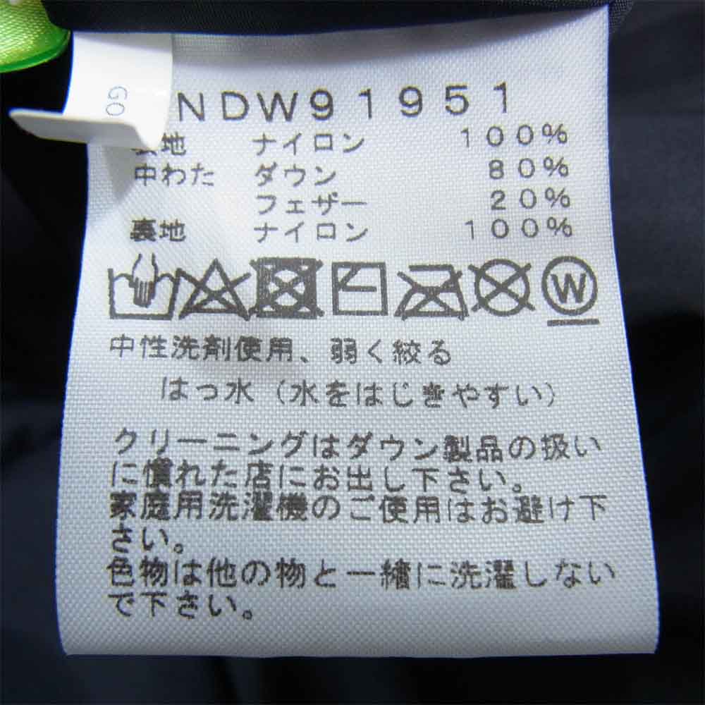 THE NORTH FACE ノースフェイス NDW91951 国内正規品 Long Nuptse Coat ロングヌプシ ブラック系 M【新古品】【未使用】【中古】