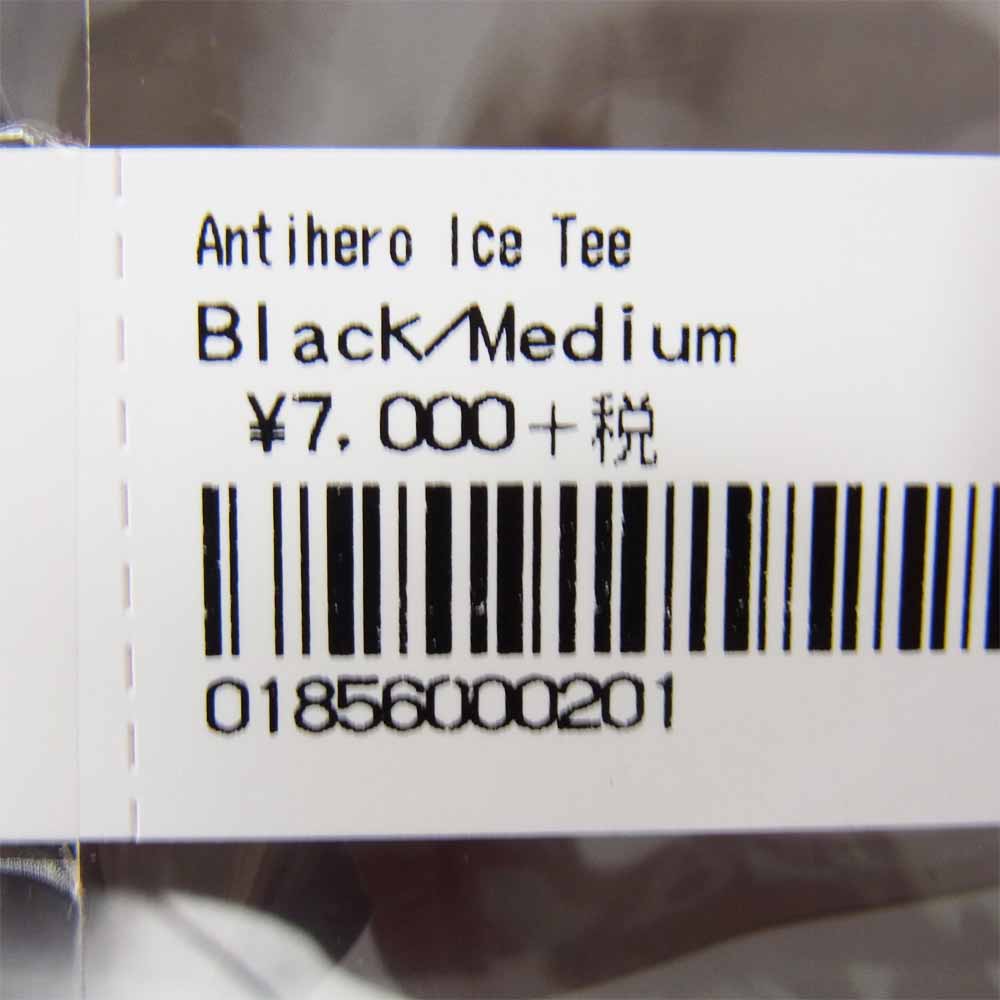 Supreme シュプリーム 20AW Antihero アンタイヒーロー Ice Tee アイス プリント Tシャツ ブラック系 ホワイト系 M【新古品】【未使用】【中古】