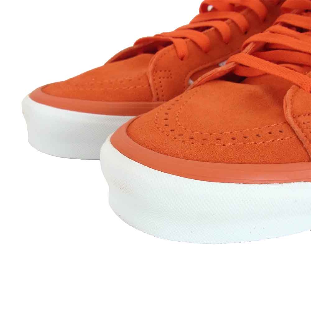 WTAPS ダブルタップス VN0A4BVB20Q1 VANS VALT バンズボルト Og Sk-8Hi Lx Bones ボーン刺繍 ハイカット オレンジ系 US10【新古品】【未使用】【中古】