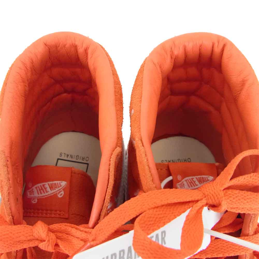 WTAPS ダブルタップス VN0A4BVB20Q1 VANS VALT バンズボルト Og Sk-8Hi Lx Bones ボーン刺繍 ハイカット オレンジ系 US10【新古品】【未使用】【中古】