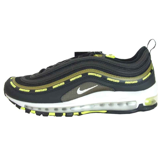 NIKE ナイキ DC4830-001 UNDEFEATED アンディフィーテッド AIR MAX 97 エアマックス Black Volt ブラック系 US9.5【新古品】【未使用】【中古】