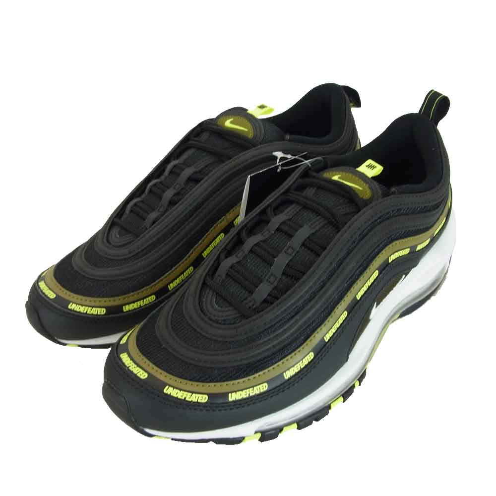 NIKE ナイキ DC4830-001 UNDEFEATED アンディフィーテッド AIR MAX 97 エアマックス Black Volt ブラック系 US9.5【新古品】【未使用】【中古】