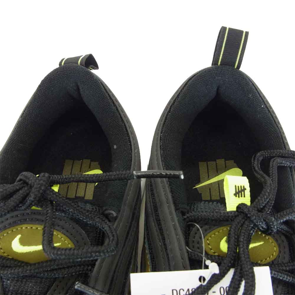 NIKE ナイキ DC4830-001 UNDEFEATED アンディフィーテッド AIR MAX 97 エアマックス Black Volt ブラック系 US9.5【新古品】【未使用】【中古】
