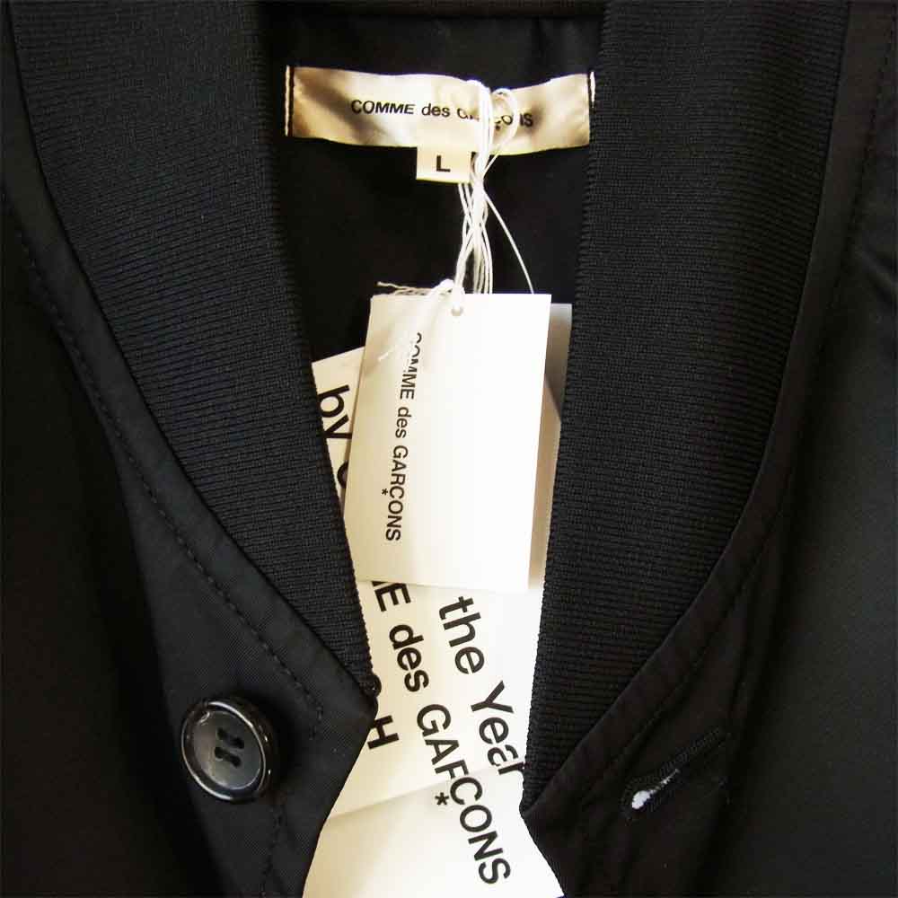 COMME des GARCONS コムデギャルソン 0F-J102-051-1-4 STORMZY SWITCH ストームジー スウィッチ ナイロン ブルゾン ブラック系 L【新古品】【未使用】【中古】