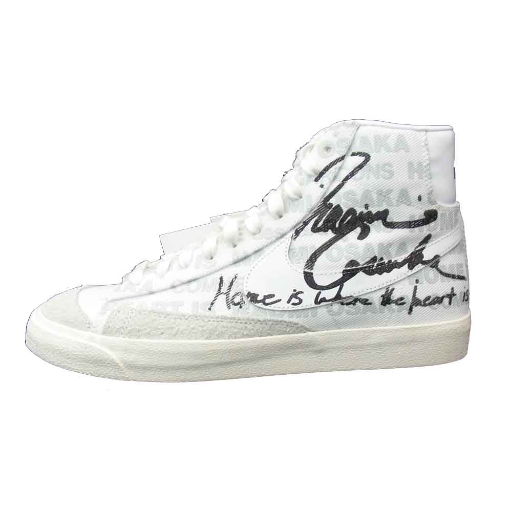 NIKE ナイキ DA5383-100 COMME des GARCONS HOMME PLUS  Naomi Osaka BLAZER MID 77 コムデギャルソンオムプリュス ブレーザー ミッド ホワイト系 US10【新古品】【未使用】【中古】