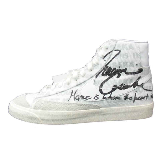 NIKE ナイキ DA5383-100 COMME des GARCONS HOMME PLUS  Naomi Osaka BLAZER MID 77 コムデギャルソンオムプリュス ブレーザー ミッド ホワイト系 US10【新古品】【未使用】【中古】