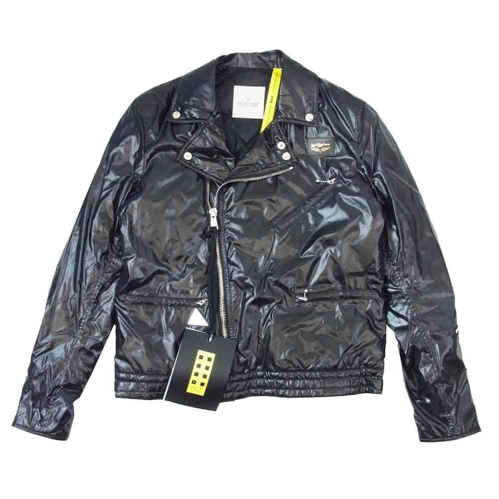 MONCLER モンクレール 20AW F209U1A50110-68950 GENUIS 7 FRAGMENT Lewis Leathers ジーニアス フラグメント ルイスレザー SERG  ブラック系 ブラック系 TG2【新古品】【未使用】【中古】