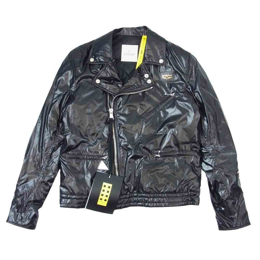 MONCLER モンクレール 20AW F209U1A50110-68950 GENUIS 7 FRAGMENT Lewis Leathers ジーニアス フラグメント ルイスレザー SERG  ブラック系 ブラック系 TG2【新古品】【未使用】【中古】